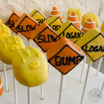 Construction Cake Pops-Cake Ballerina-Cake Pops