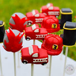 Fireman Cake Pops-Cake Ballerina-Cake Pops