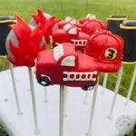 Fireman Cake Pops-Cake Ballerina-Cake Pops