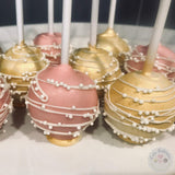 Pink and Gold Cake Pops-Cake Ballerina-Cake Pops