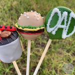 Father's Day - Grilling Cake Pops-Cake Ballerina-Cake Pops