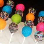 Neon Cake Pops-Cake Ballerina-Cake Pops