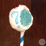 Gender Reveal Question Mark Cake Pops-Cake Ballerina-Cake Pops