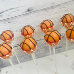 Basketball Cake Pops-Cake Ballerina-Cake Pops