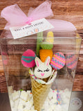 Easter Cone Pops-Cake Ballerina-Cake Pops