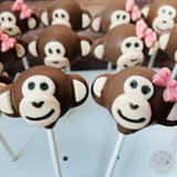 Monkey Cake Pops-Cake Ballerina-Cake Pops