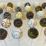 Gold and Silver Bling Cake Pops-Cake Ballerina-Cake Pops