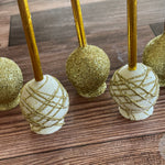 Gold Bling Cake Pops-Cake Ballerina-Cake Pops