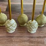 Gold Bling Cake Pops-Cake Ballerina-Cake Pops